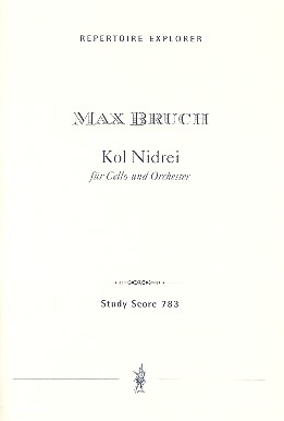 Kol Nidrei fr Violoncello und Orchester Studienpartitur