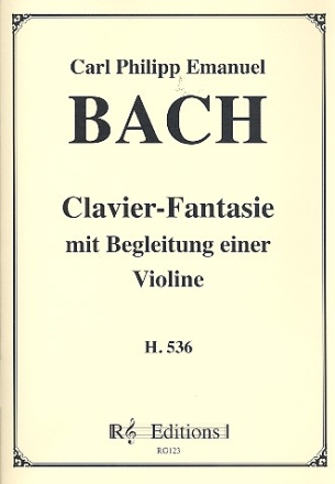 Klavier-Fantasie mit Begleitung einer Violine H536 fr Violine und Klavier