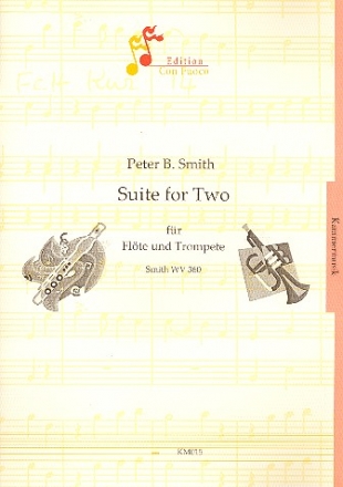 Suite for two SmithWV360 fr Flte und Trompete Partitur und Stimmen