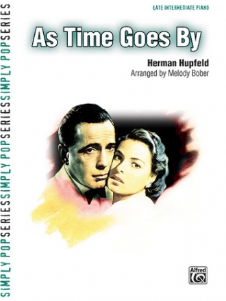 As Time goes by for piano (with text)