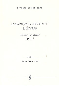 Groes Sextett op.5 fr Klavier zu 4 Hnden, 2 Violinen, Viola und Violoncello Studienpartitur