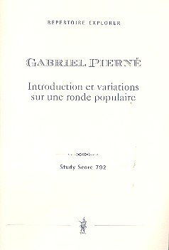 Introduction et variations sur une ronde populaire fr 4 Saxophone (SATBar) Studienpartitur