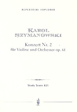 Konzert Nr.2 op.61 fr Violine und Orchester Studienpartitur