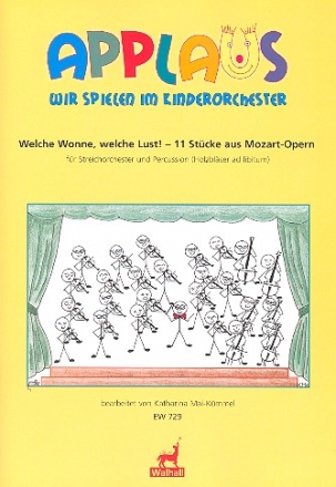 Welche Wonne welche Lust fr Streichorchester und Percussion, Holzblser ad lib Partitur