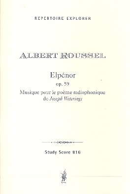 Elpnor op.59 fr Flte, 2 Violinen, Viola und Violoncello Studienpartitur