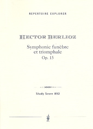 Symphonie funbre et triomphale op.15 fr Orchester Studienpartitur