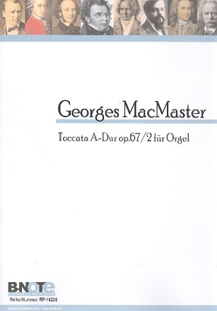 Toccata A-Dur op.67,2 fr Orgel