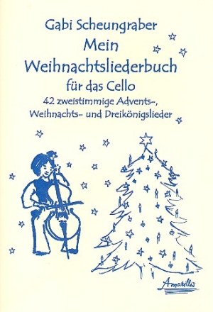 Mein Weihnachtsliederbuch fr 2 Violoncelli (mit Text) Spielpartitur