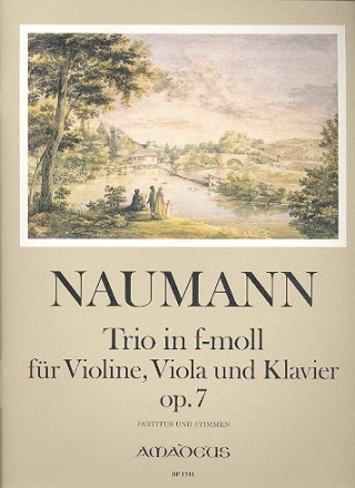 Trio f-Moll op.7 fr Violine, Viola und Klavier Partitur und Stimmen