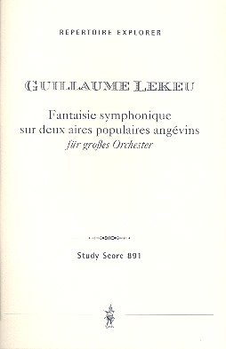 Fantaisie symphonique sur 2 aires populaires angvins fr Orchester Studienpartitur