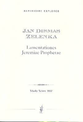 Lamentationes Jeremiae Prophetae fr Gesang und Instrumente Studienpartitur