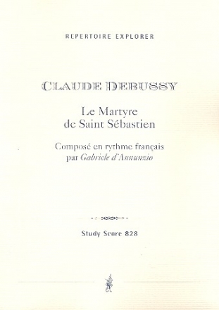 Le martyre de Saint Sbastien fr Soli, gem Chor und Orchester Studienpartitur (fr)