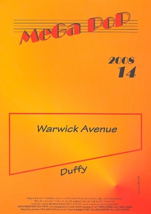 Warwick Avenue: fr Klavier (en) (mit Text und Gitarrenakkorden)