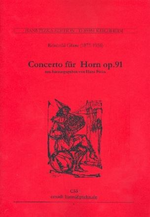 Konzert B-Dur op.91  fr Horn und Orchester  fr Horn und Klavier