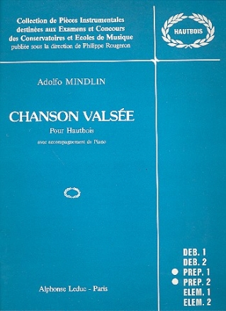 Chanson valse pour hautbois et piano