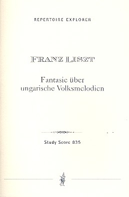 Fantasie ber ungarische Volksmelodien fr Klavier und Orchester Studienpartitur