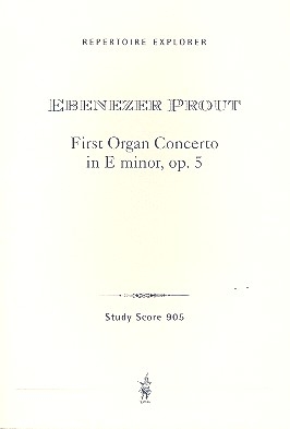 Konzert e-Moll Nr.1 op.5 fr Orgel und Orchester Studienpartitur