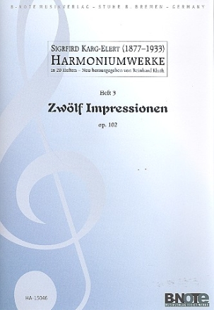 12 Impressionen op.102 fr Harmonium
