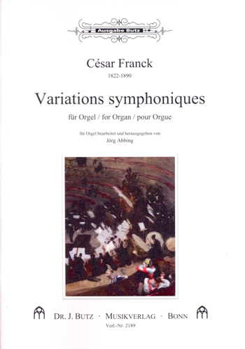 Variations symphoniques fr Klavier und Orchester fr Orgel