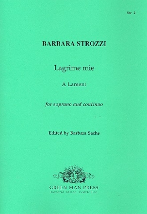 Lagrime mie for soprano and Bc