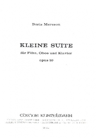 Kleine Suite op.10 fr Flte, Oboe und Klavier Stimmen