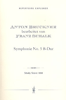 Sinfonie B-Dur Nr.5 fr Orchester Studienpartitur