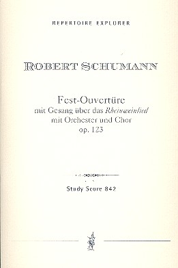 Fest-Ouvertre op.123 fr gem Chor und Orchester Studienpartitur