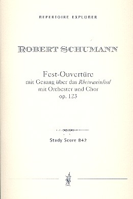 Fest-Ouvertre op.123 fr gem Chor und Orchester Studienpartitur
