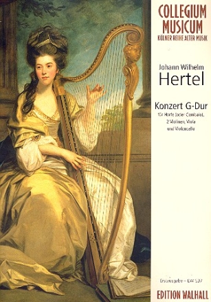 Konzert G-Dur fr Harfe (Cembalo), 2 Violinen, Viola und Violoncello Partitur