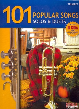 101 popular Songs (+ 3 CD's): for 1-2 trumpets score