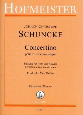 Concertino pour le cor cromatique für Horn und Orchester für Horn und Klavier