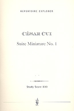 Suite miniature no.1 op.20 fr Orchester Studienpartitur