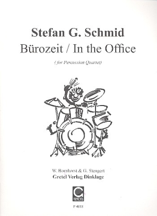 Brozeit  fr 4 Perkussionisten (mit Bromaterial) Partitur und Stimmen