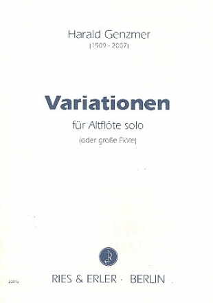Variationen  für Altflöte solo (große Flöte)