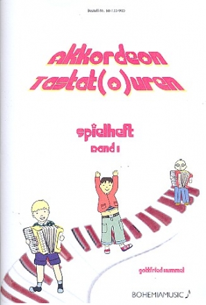 Akkordeon-Tastat(o)uren Band 1 Spielheft (+CD)  fr Akkordeon