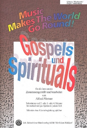 Gospels und Spirituals fr flexibles Ensemble Gitarre/Keyboard/Orgel/Akkordeon