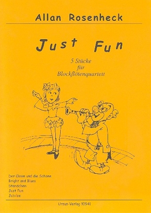 Just Fun fr 4 Blockflten (SATB) Partitur