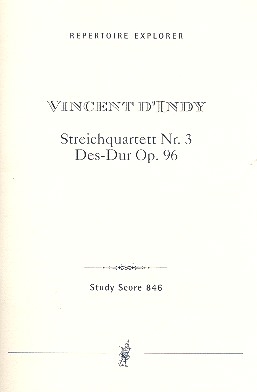 Quartett Des-Dur Nr.3 op.96 fr Streichquartett Studienpartitur