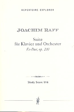 Suite Es-Dur op.200 fr Klavier und Orchester Studienpartitur