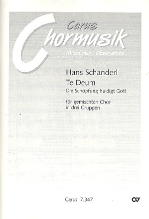 Te Deum fr gem Chor (SATBSATBSATB) a cappella Partitur