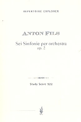 6 Sinfonien op.2 fr Orchester Studienpartitur