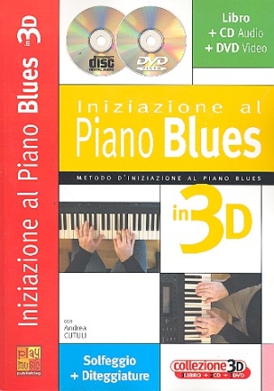 Iniziazione al Piano Blues in 3D (+CD + DVD) (it)