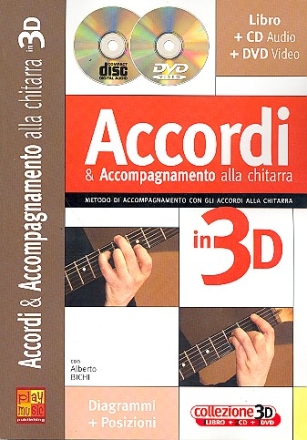 Accordi & Accompagnamento alla chitarra in 3D (+CD + DVD) (it)