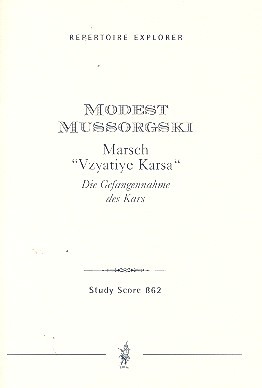 Marsch Vzyatiye Karsa fr Orchester Studienpartitur