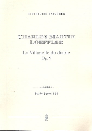 La villanelle du diable op.9 fr Orchester (mit Orgel) Studienpartitur