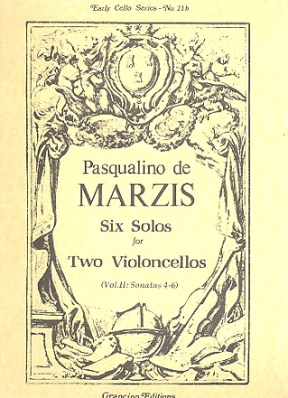 6 Solos vol.2 (nos.4-6) for 2 violoncellos or violoncello and keyboard