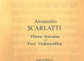 3 Sonatas for 2 violoncellos Facsimile