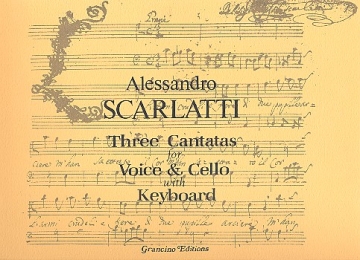 3 Cantatas for voice, violoncello and keyboard Facsimile