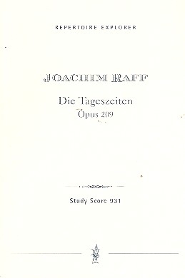 Die Tageszeiten op.209  fr gem Chor, Klavier und Orchester Studienpartitur