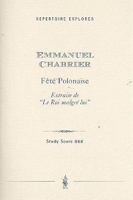 Fete polonaise fr Orchester Studienpartitur